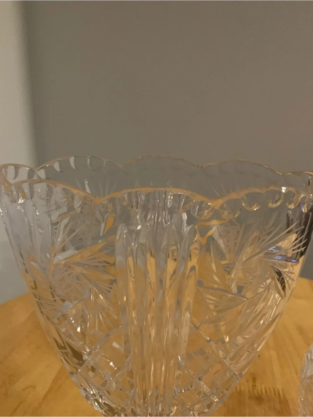 Two Crystal Vases